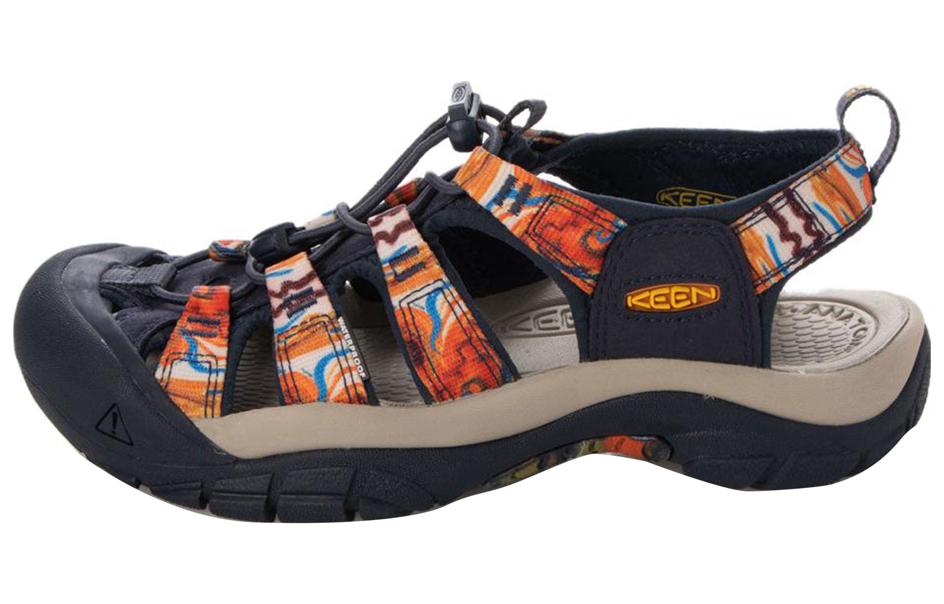 (W) KEEN Newport Retro 'Black Orange'