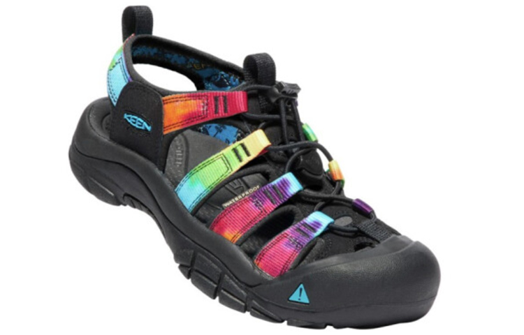 Lookbook (W) KEEN Newport Retro 'Negro Tie-Dye' 1018822