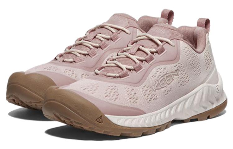 Lookbook KEEN Nxis Speed 減震耐磨 低幫 戶外功能鞋 女款 粉褐色