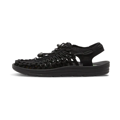 KEEN Birkenstock Lutry PRM Suede Eggshell 'Black'