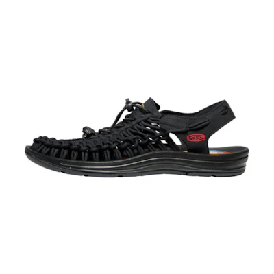 (W) KEEN Uneek 'Black Outdoor Sandal'