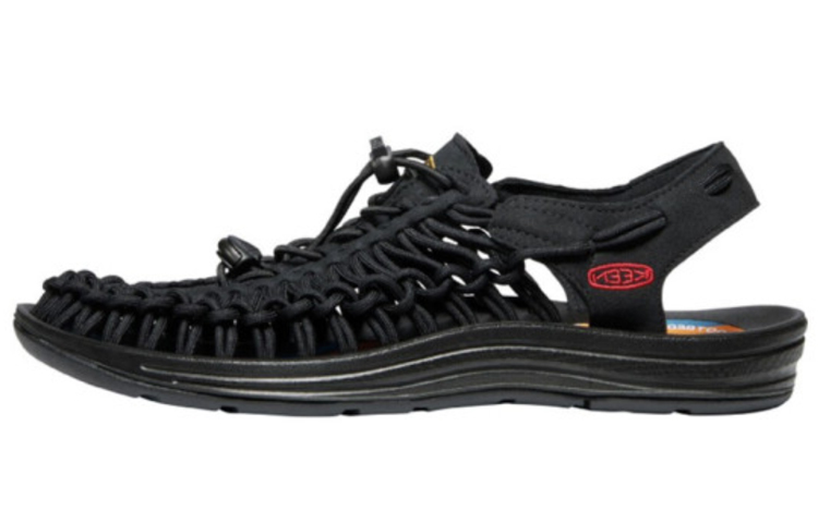 (Women) KEEN Uneek 'Black Outdoor Sandal' 1023058