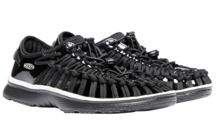 Order (Women) KEEN Uneek O2 'Gloss Black' 1018722