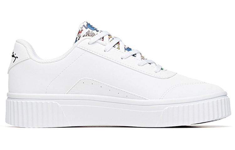 (W) Anta Keith Haring Lifestyle Low 'White Yellow' 圖 2