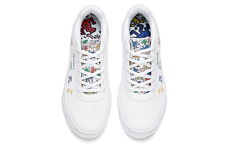 (W) Anta Keith Haring Lifestyle Low 'White Yellow' 圖 3