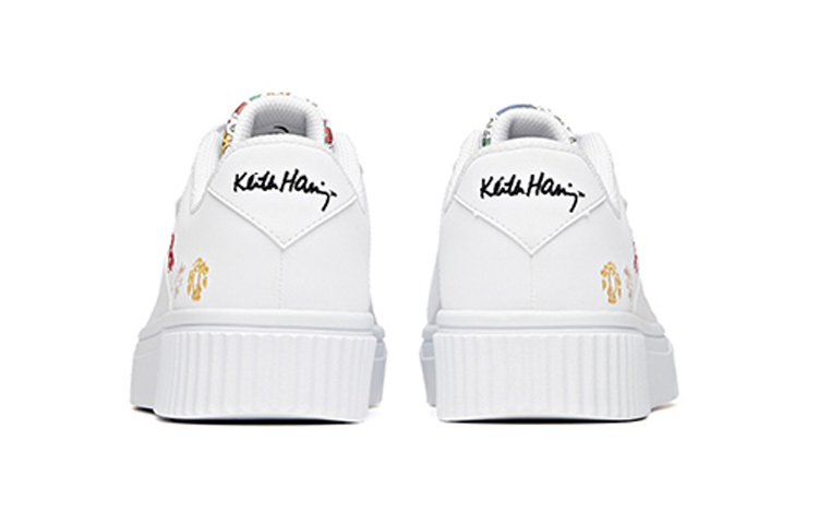 (W) Anta Keith Haring Lifestyle Low 'White Yellow' 圖 4