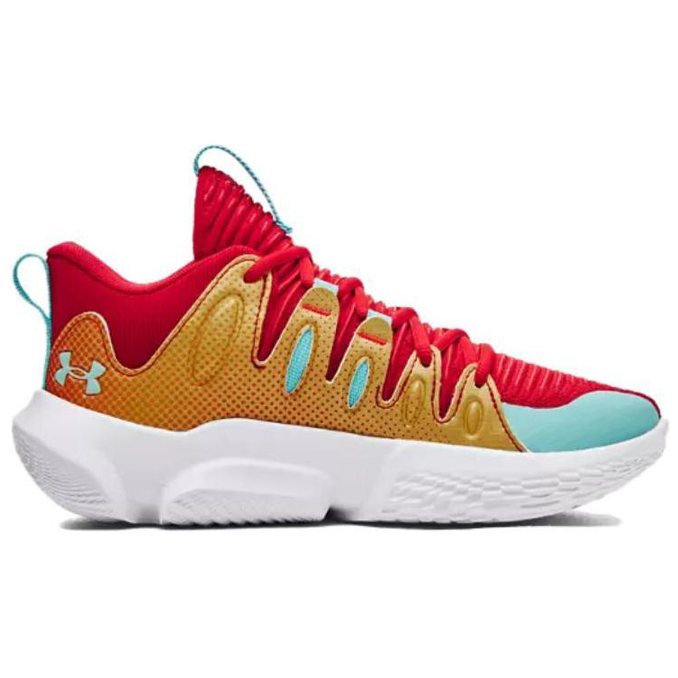 Order Under Armour Wmns Flow Breakthru 舒適百搭 耐磨透氣 低筒 籃球鞋 共享款 紅橘