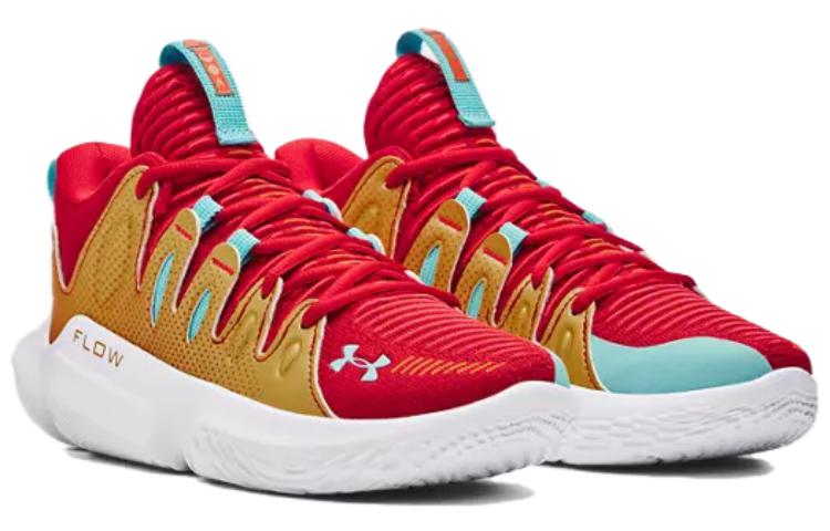 Lookbook Under Armour Wmns Flow Breakthru 舒適百搭 耐磨透氣 低筒 籃球鞋 共享款 紅橘
