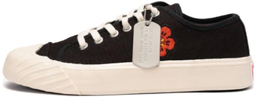(Women) Kenzo 'Begonia Embroidery Low-Top Canvas' FD52SN010F73.99 (Women) Kenzo 'Begonia Embroidery Low-Top Canvas' FD52SN010F73.99