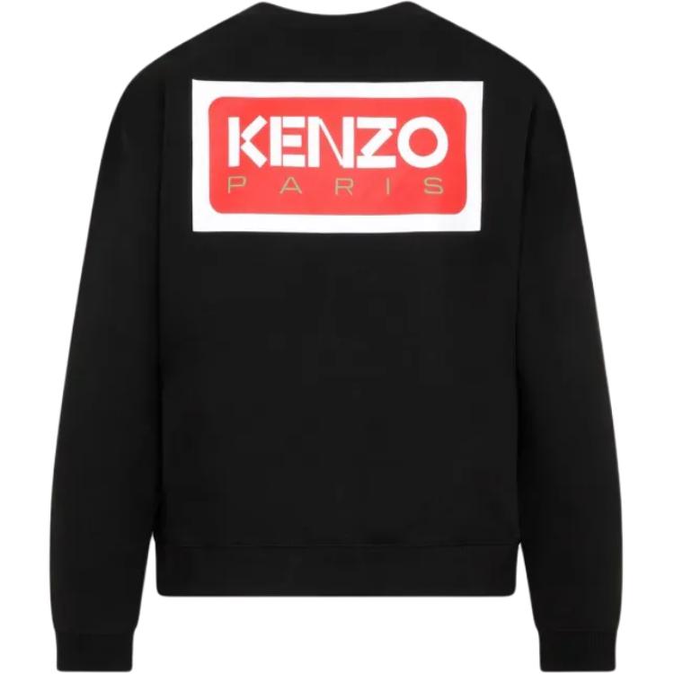 (Women) KENZO  Black Crewneck Logo Sweatshirt. POIZON240722984 圖 3