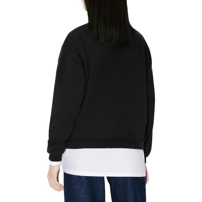 Purchase (W) KENZO 黑色字母印花圓領長袖運動衫 FE52SW1274MF-99