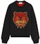 Buy (Women) KENZO Black Embroidered Tiger Wool Sweater Long Sleeve Pullover. FC52PU645CXA-99