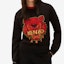 Shop (Women) KENZO Black Embroidered Tiger Wool Sweater Long Sleeve Pullover. FC52PU645CXA-99
