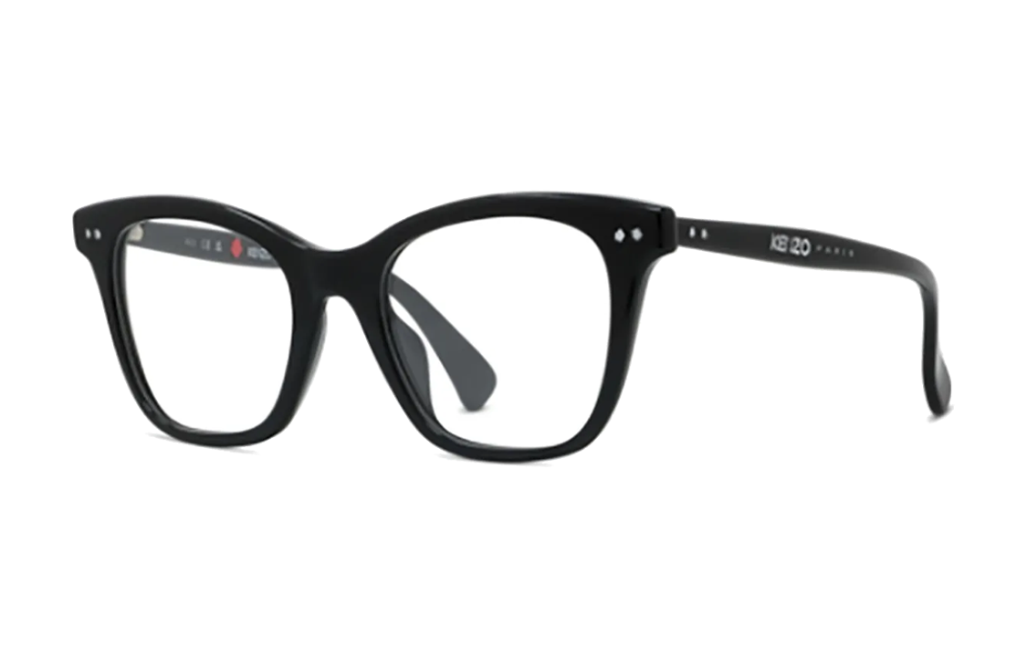 (Women) KENZO  Black Geometric Butterfly Glasses Frame for Myopia/Astigmatism. KZ50177I001
