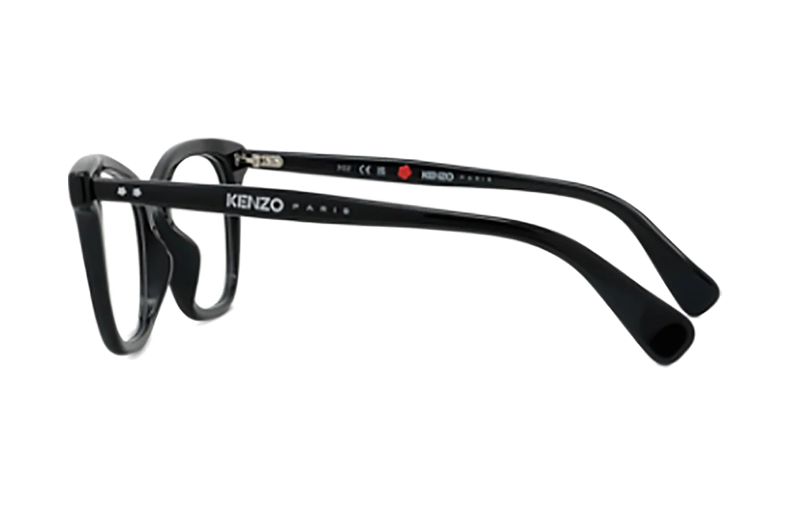 Shop (Women) KENZO  Black Geometric Butterfly Glasses Frame for Myopia/Astigmatism. KZ50177I001