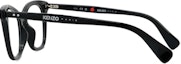 Shop (Women) KENZO Black Geometric Butterfly Glasses Frame for Myopia/Astigmatism. KZ50177I001