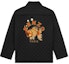 Lookbook (Women) KENZO Black Long-Sleeve Jacket with Animal Print and Button-Up Design FD62BL1829FM-99