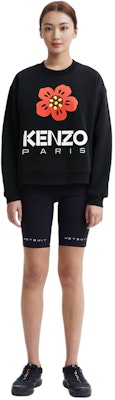 (W) KENZO Sudadera Negra Manga Larga con Diseño de Flor Boke y Letras. FD52SW0364ME99J Purchase (W) KENZO Sudadera Negra Manga Larga con Diseño de Flor Boke y Letras. FD52SW0364ME99J