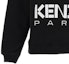 Cheap (W) KENZO Sudadera Negra Manga Larga con Diseño de Flor Boke y Letras. FD52SW0364ME99J
