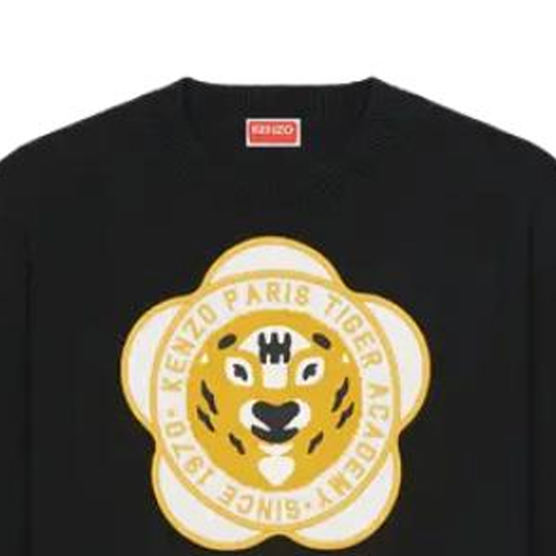 (Women) KENZO  Black Sweater with Letter and Animal Print Design FD62PU4263BB-99J 圖 6