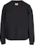 Lookbook (Women) KENZO Black Sweatshirt with Solid Pattern Print. FD62SW0684MF99J