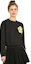 Details for (Women) KENZO Black Sweatshirt with Solid Pattern Print. FD62SW0684MF99J