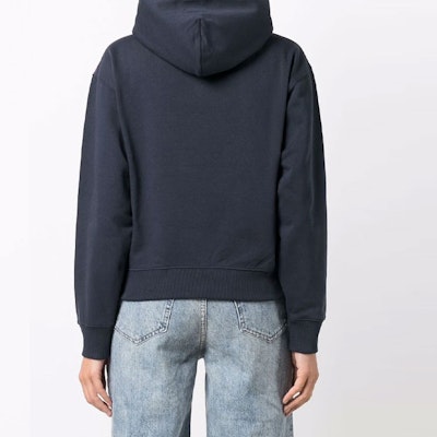 (W) KENZO Hoodie Biru Cetakan Abstrak. FB62SW6624MO-79 Shop (W) KENZO Hoodie Biru Cetakan Abstrak. FB62SW6624MO-79