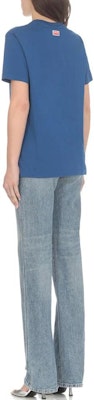 (W) KENZO Camiseta Azul Floral con Logo Gráfico de Manga Corta y Cuello Redondo. FD52TS0394SO-74 Details for (W) KENZO Camiseta Azul Floral con Logo Gráfico de Manga Corta y Cuello Redondo. FD52TS0394SO-74