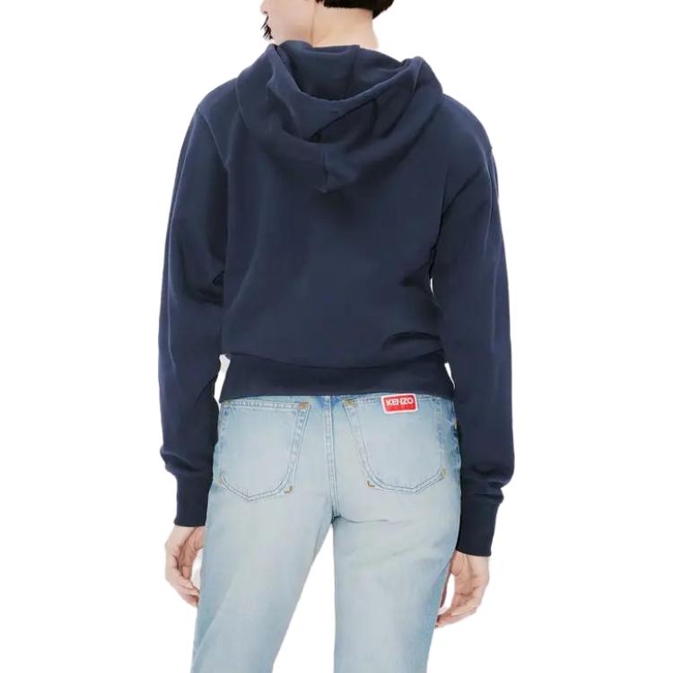 (Women) KENZO  Blue Heart Print Hoodie. FD62SW0764MC-77 圖 12