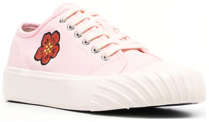 (W) Kenzo 粉色低帮皮革花卉运动鞋 FD52SN010F73.34 Order (W) Kenzo 粉色低帮皮革花卉运动鞋 FD52SN010F73.34