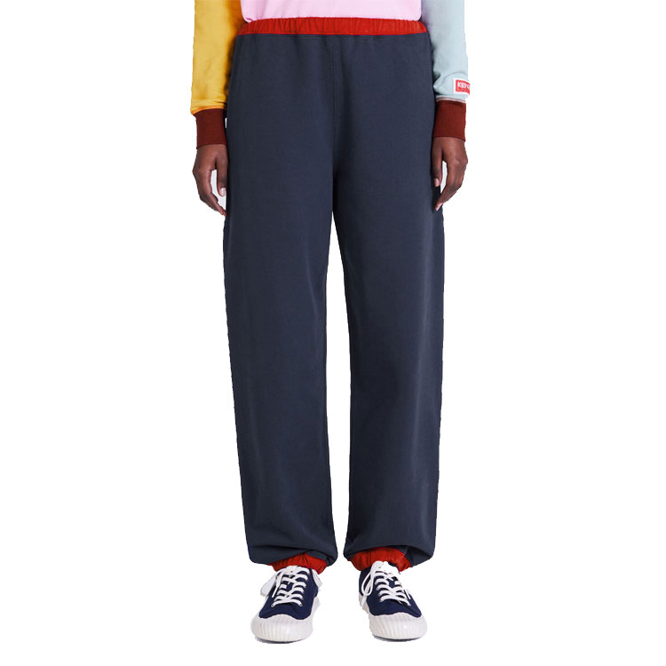 Details for (Women) KENZO  Color Block Pocket Jogger Knit Pants Blue FC62PA7014MF-77