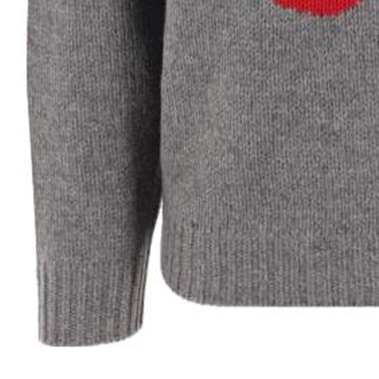 (Women) KENZO  Floral Print Crewneck Long-Sleeve Sweater Grey. FD62PU4123BC94 圖 6