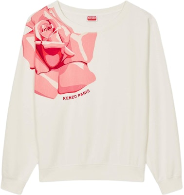 (W) KENZO Sudadera con Estampado Floral en Blanco FE52SW1164MF-02 Buy (W) KENZO Sudadera con Estampado Floral en Blanco FE52SW1164MF-02