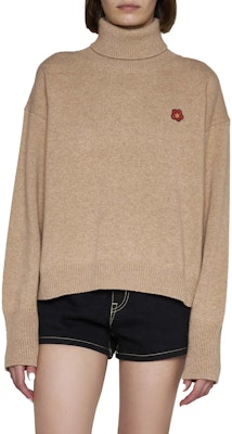 (W) 겐조 플로럴 프린트 터틀넥 스웨터 카키 컬러. FD62PU4323LC87 Shop (W) 겐조 플로럴 프린트 터틀넥 스웨터 카키 컬러. FD62PU4323LC87