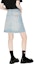 Purchase (W) KENZO Skirt Denim Mini Cetak Bunga Zip Biru Muda. FD62DJ2746B8-DS