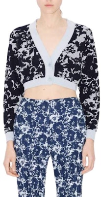 (W) KENZO 藍色花卉V領針織開襟外套. FE52CA4553CG-77 Purchase (W) KENZO 藍色花卉V領針織開襟外套. FE52CA4553CG-77