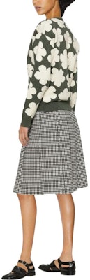 (W) KENZO Kardigan Blaus Bunga Hijau Jacquard Butang Wool. FC62CA3263CO-51 Lookbook (W) KENZO Kardigan Blaus Bunga Hijau Jacquard Butang Wool. FC62CA3263CO-51