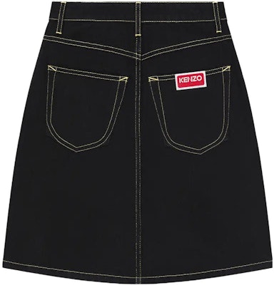 (W) KENZO 高腰纽扣直筒黑色休闲裙 FE52DJ2746C1-BM Lookbook (W) KENZO 高腰纽扣直筒黑色休闲裙 FE52DJ2746C1-BM