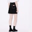 Purchase (W) KENZO 高腰纽扣直筒黑色休闲裙 FE52DJ2746C1-BM