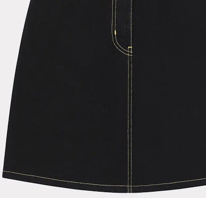 (W) KENZO 高腰纽扣直筒黑色休闲裙 FE52DJ2746C1-BM Cheap (W) KENZO 高腰纽扣直筒黑色休闲裙 FE52DJ2746C1-BM