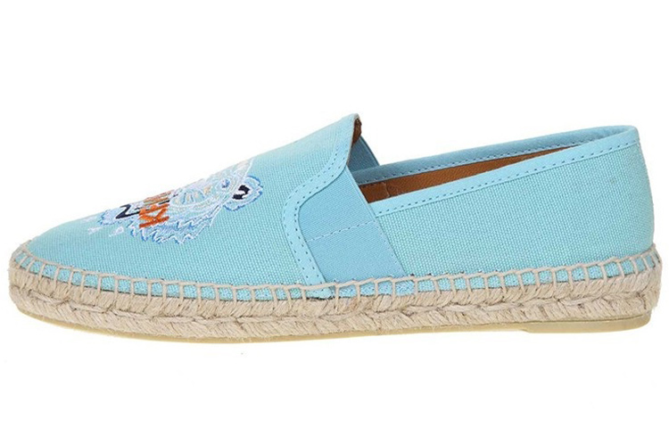 (Women) Kenzo 'Light Blue Tiger Embroidery Espadrilles' F962ES188F70-60