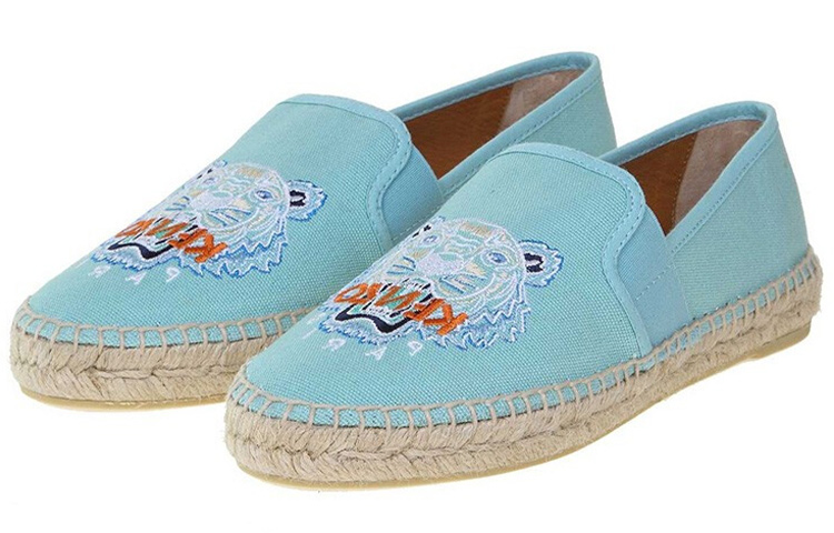 (W) Kenzo 'Light Blue Tiger Embroidery Espadrilles' 圖 3
