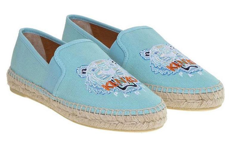 (W) Kenzo 'Light Blue Tiger Embroidery Espadrilles' 圖 4