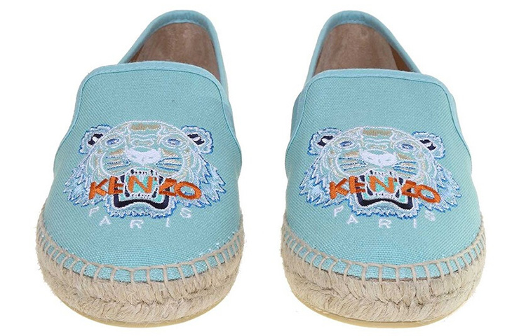 (W) Kenzo 'Light Blue Tiger Embroidery Espadrilles' 圖 5