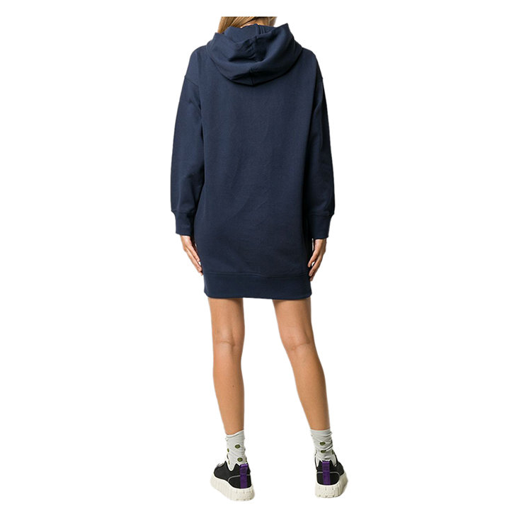 Shop (W) KENZO 經典標誌藍色連帽長袖洋裝 FA62RO7724MOA-76