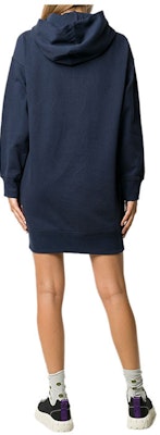 (W) KENZO 經典標誌藍色連帽長袖洋裝 FA62RO7724MOA-76 Shop (W) KENZO 經典標誌藍色連帽長袖洋裝 FA62RO7724MOA-76