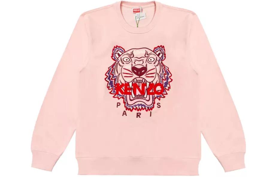 Order (Women) KENZO  Pink Crewneck Sweatshirt with Letter Graphic Print. FD62SW8244MF-34