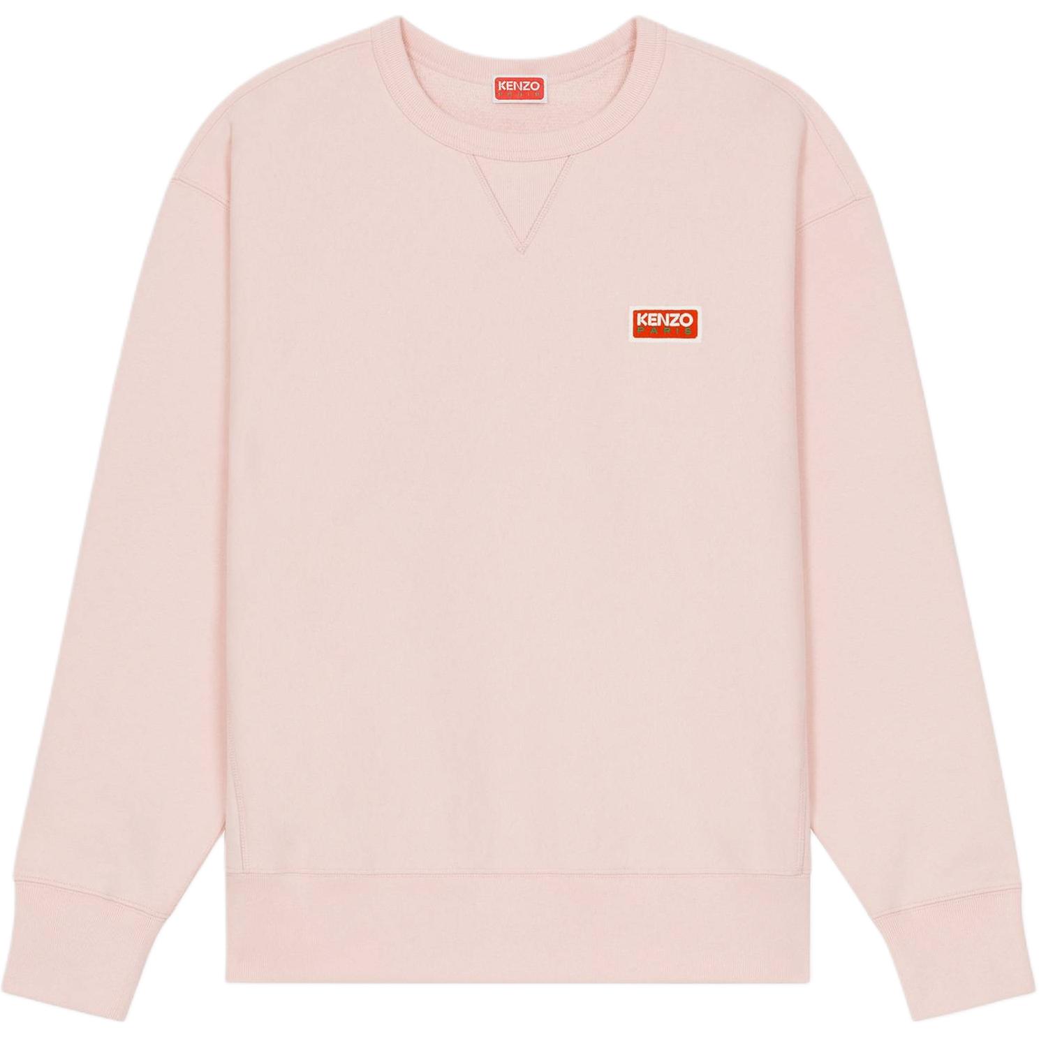 (Women) KENZO  Pink Crewneck Sweatshirt with Logo Print. FD62SW0614MF-34