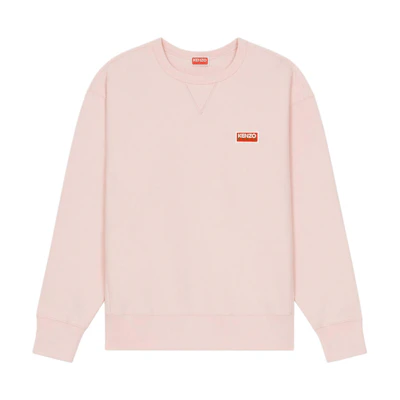 (Women) KENZO Pink Crewneck Sweatshirt with Logo Print. FD62SW0614MF-34