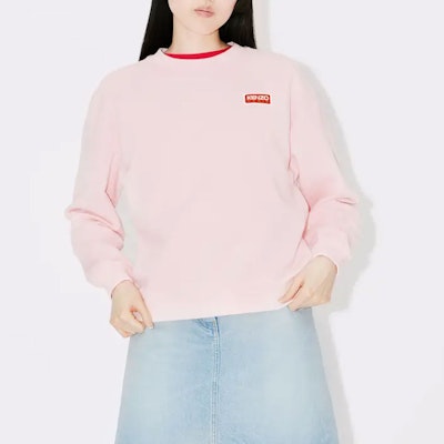 (W) KENZO粉色圆领卫衣带标志印花 FD62SW0614MF-34 Details for (W) KENZO粉色圆领卫衣带标志印花 FD62SW0614MF-34